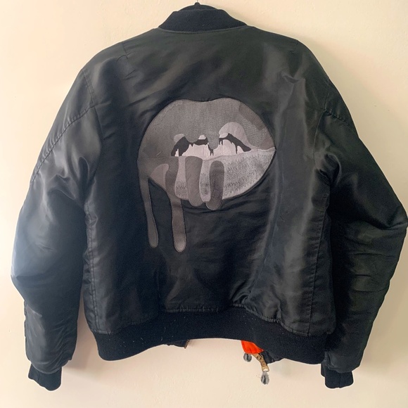 Kylie Pop-Up Shop Women's Black and Grey Jacket - Picture 1 of 3